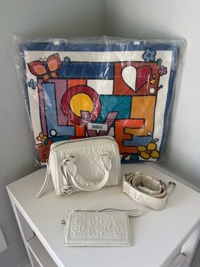 Brighton Deeply In Love Mini Satchel And Matching Wallet NWT